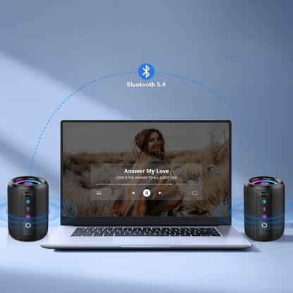 Syke - Kannettava langaton bluetooth-kaiutin dynaamisilla valoilla